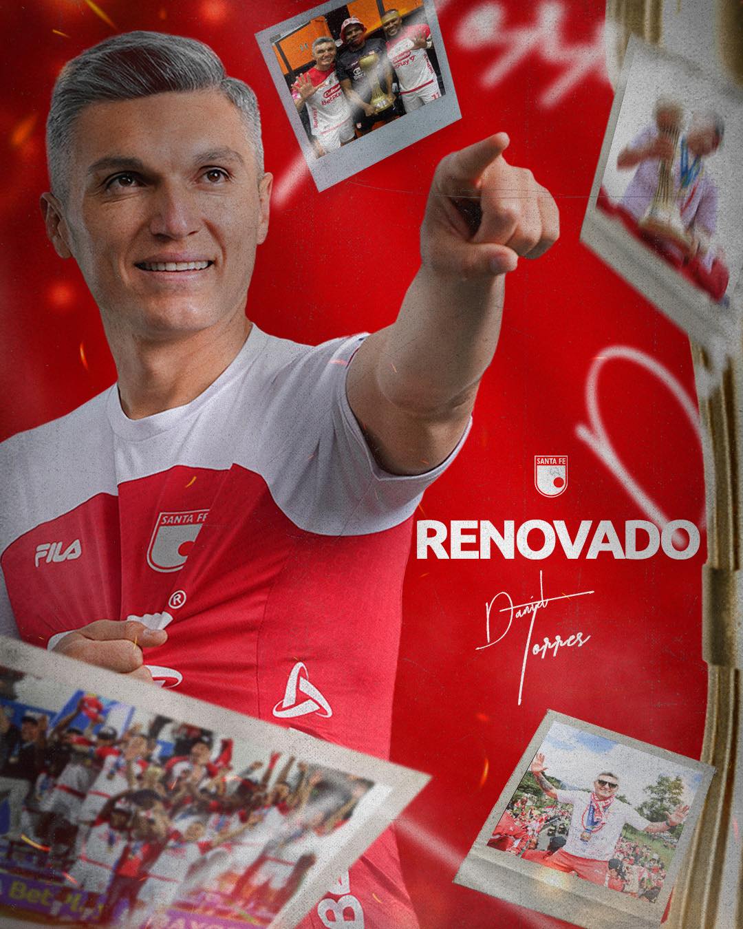 Oficial: Daniel Torres Renovó con Santa Fe para 2026
