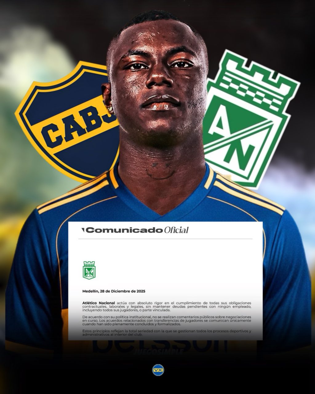 Boca y Nacional no llegan a acuerdo por Marino Hinestroza