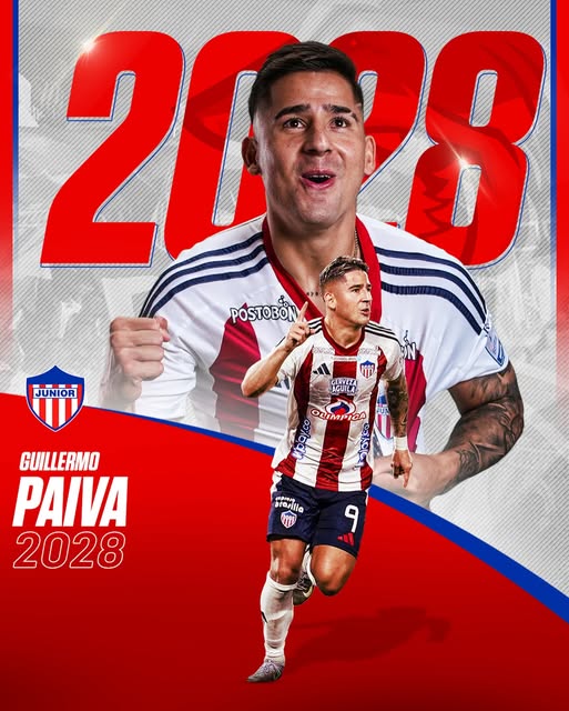 Oficial: Guillermo Paiva renovado hasta el 2028 con Junior de Barranquilla