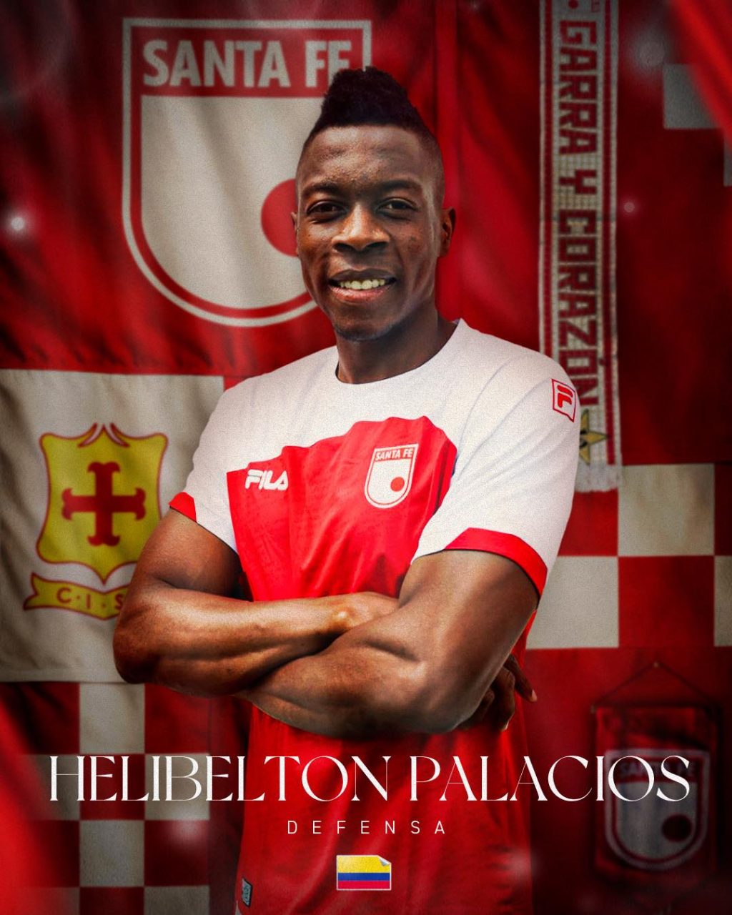 Oficial: Helibelton Palacios nuevo jugador de Santa Fe