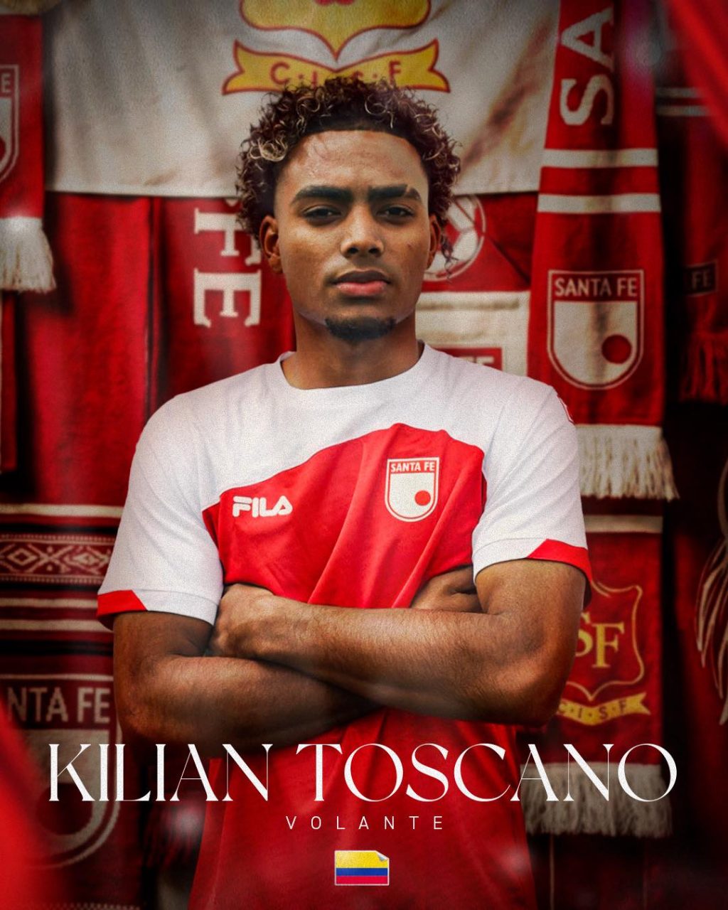 Oficial: Kiliam Toscano, nuevo jugador de Santa Fe