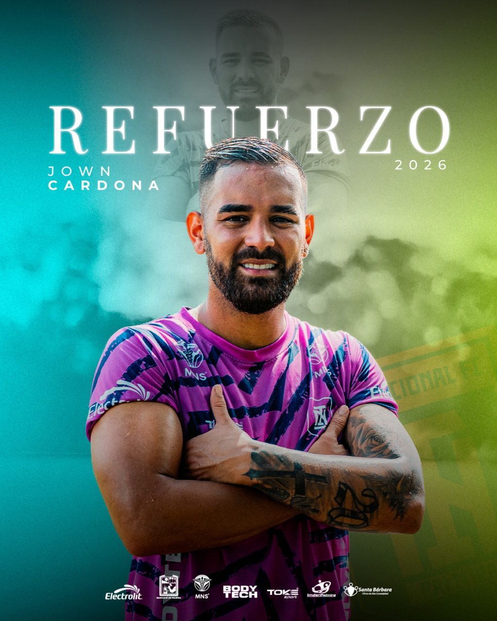 Oficial: Jown Cardona nuevo jugador de Inter de Palmira