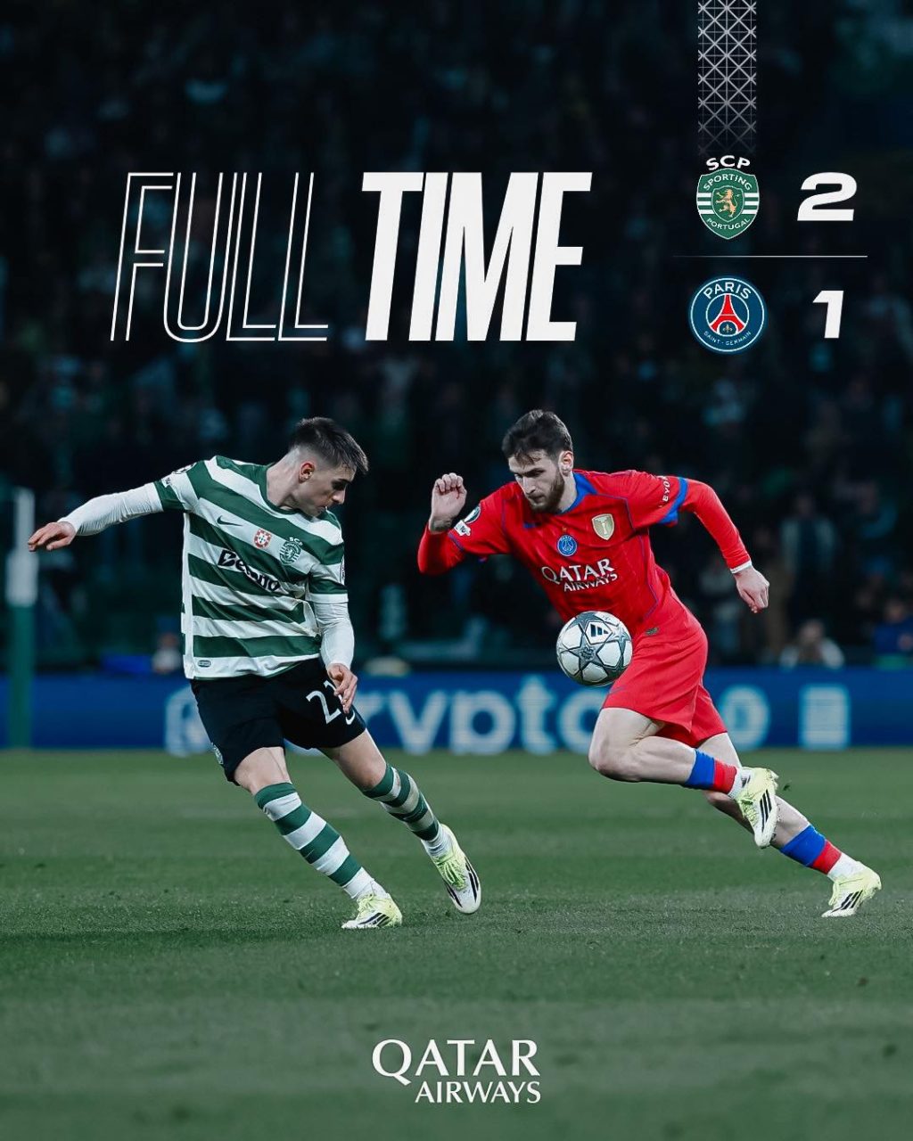 PSG perdió en su visita al Sporting en Lisboa