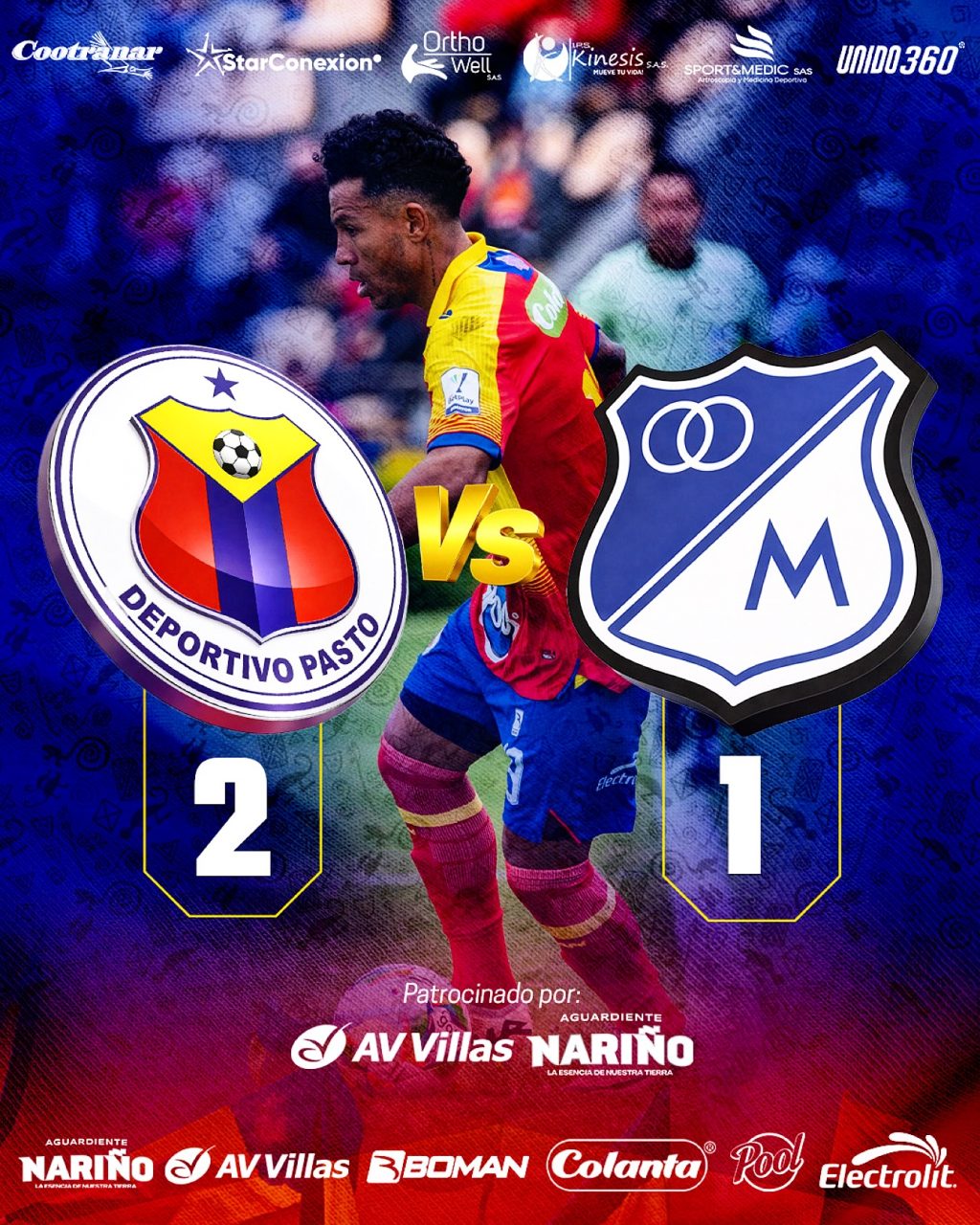 Deportivo Pasto es lider!…9 de 9 en los corrido del campeonato