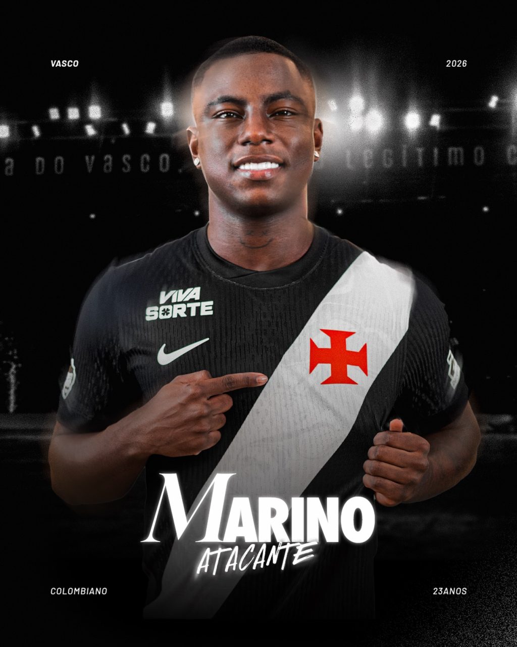 Oficial: Marino Hinestroza nuevo jugador de Vasco Da Gama
