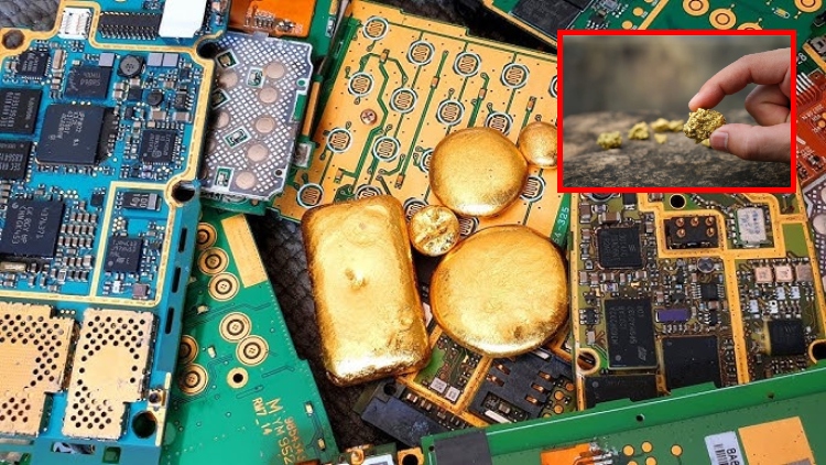 Científicos chinos logran extraer oro de celulares viejos en solo 20 minutos