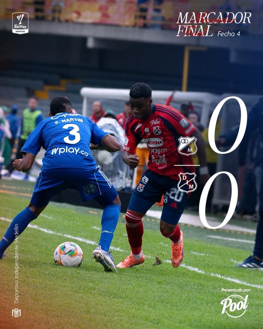 DIM empató en el Campín frente a Millonarios