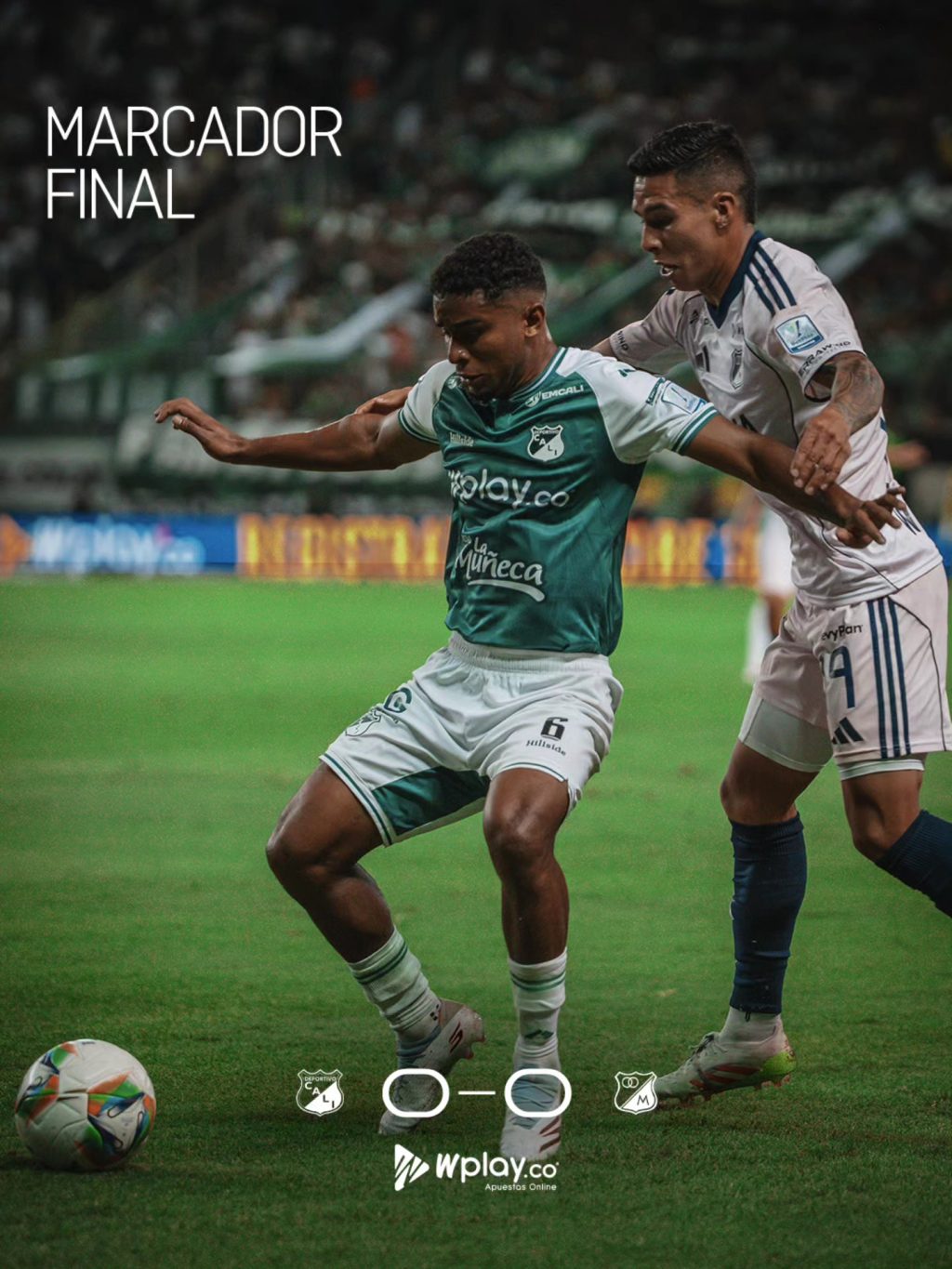 Deportivo Cali no pudo de local ante Millonarios