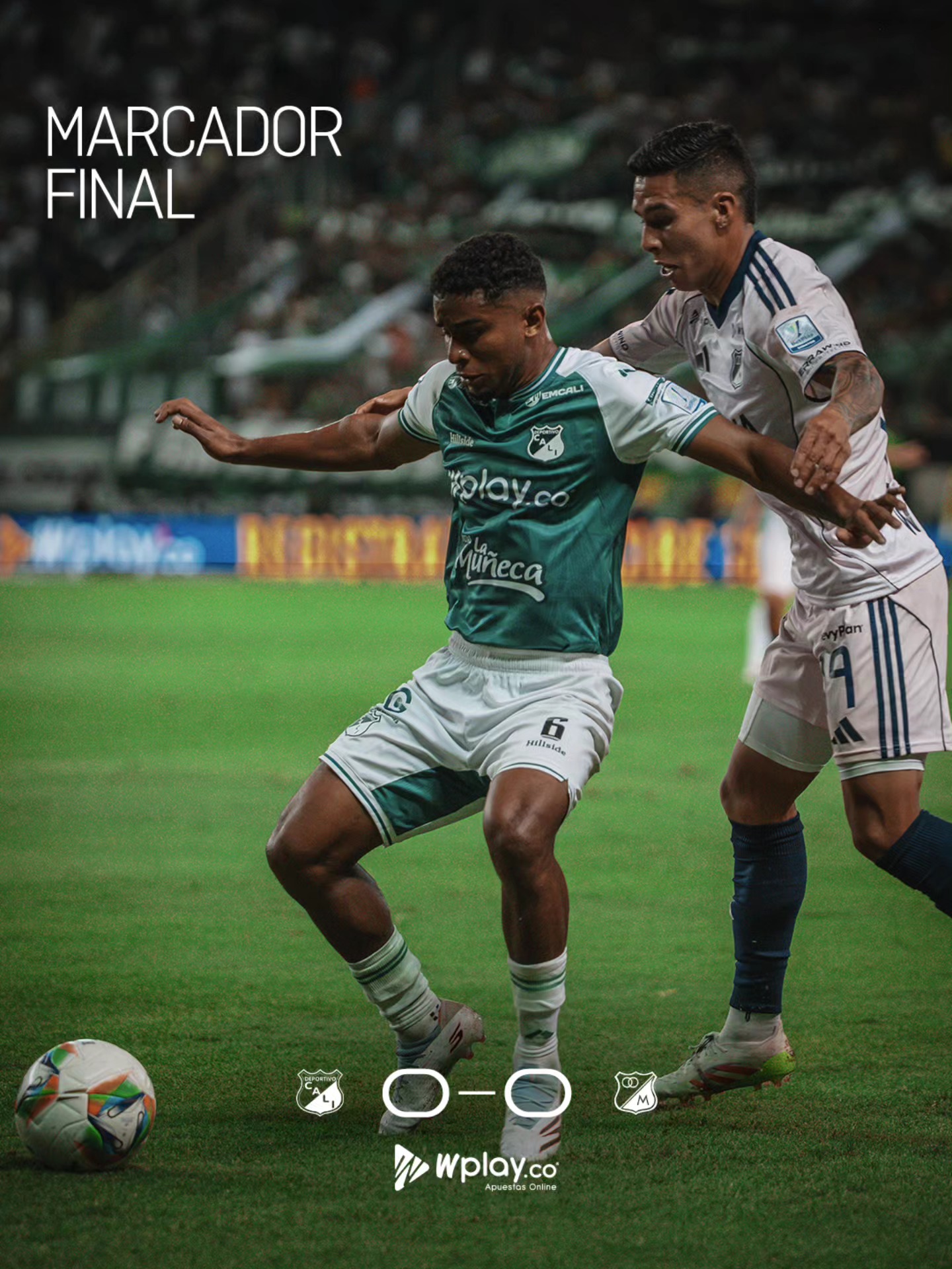Deportivo Cali no pudo de local ante Millonarios