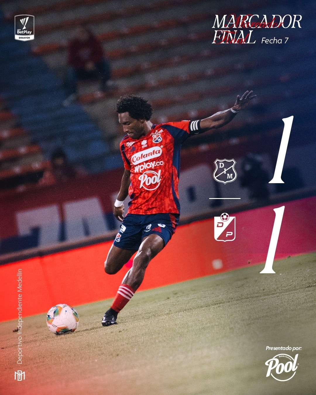 Medellín empató de local ante Deportivo Pereira en el Atanasio Girardot