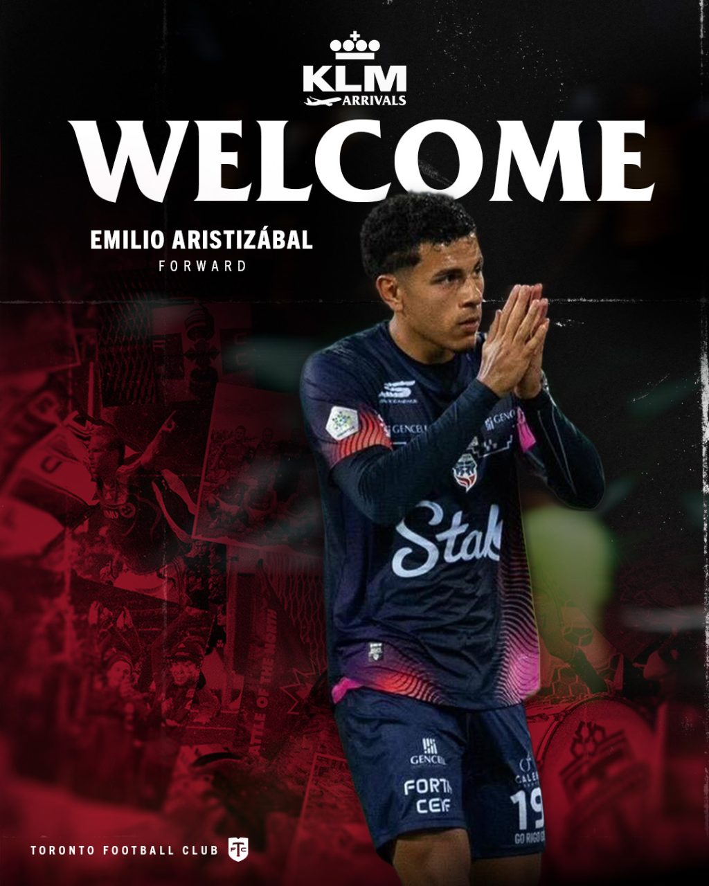 Oficial: Emilio Aristizabal nuevo jugador del Toronto FC