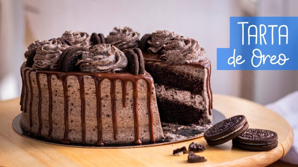 Tarta fría de Oreo y chocolate