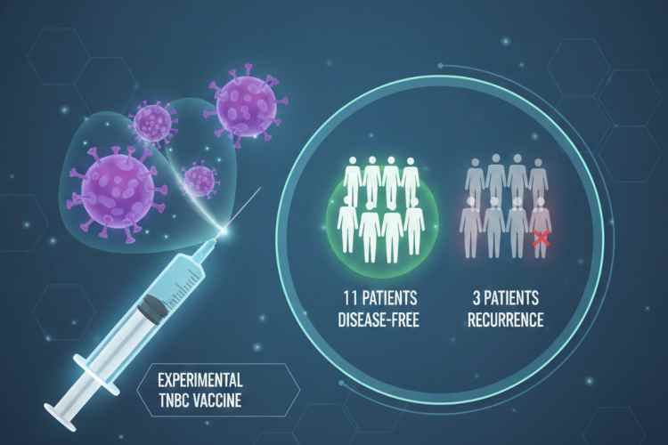 Vacuna logra frenar cáncer de mama triple negativo