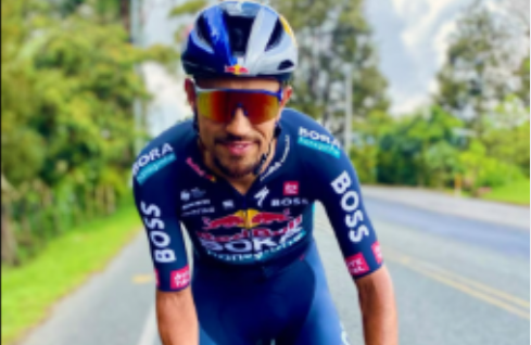 Daniel Felipe Martínez, ciclista.