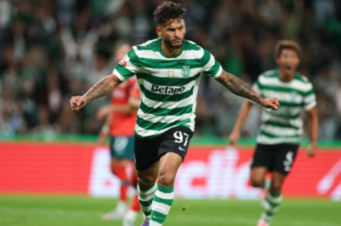 Luis Suárez, goleador del Sporting Lisboa.