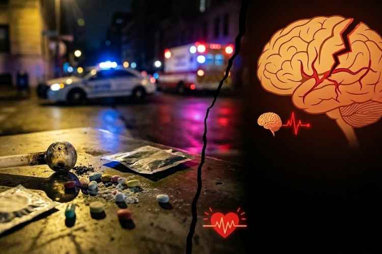 Drogas recreativas duplican el riesgo de accidente cerebrovascular