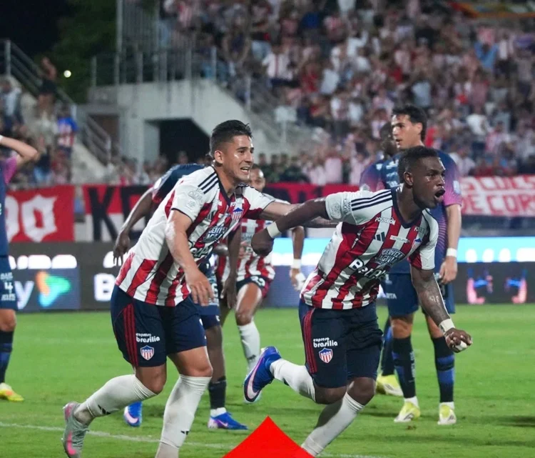 El equipo barranquillero parecía resignado al empate tras la igualdad del conjunto bogotano en la se