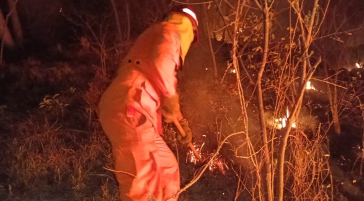 Esto se sabe del incendio en El Salvador que atendió el cuerpo de Bomberos