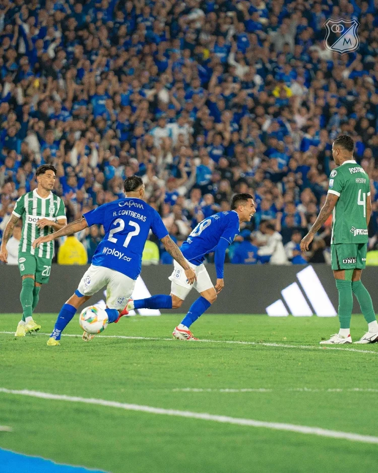 Millonarios fue ampliamente superior, aprovechó un penal fallado y las expulsiones de su rival para