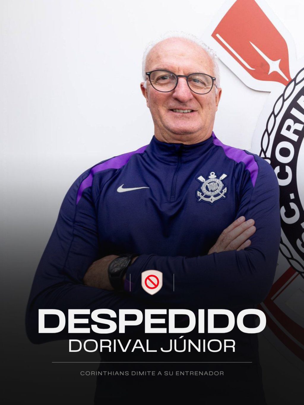 Oficial: Corinthians anunció salida de su DT Dorival Júnior