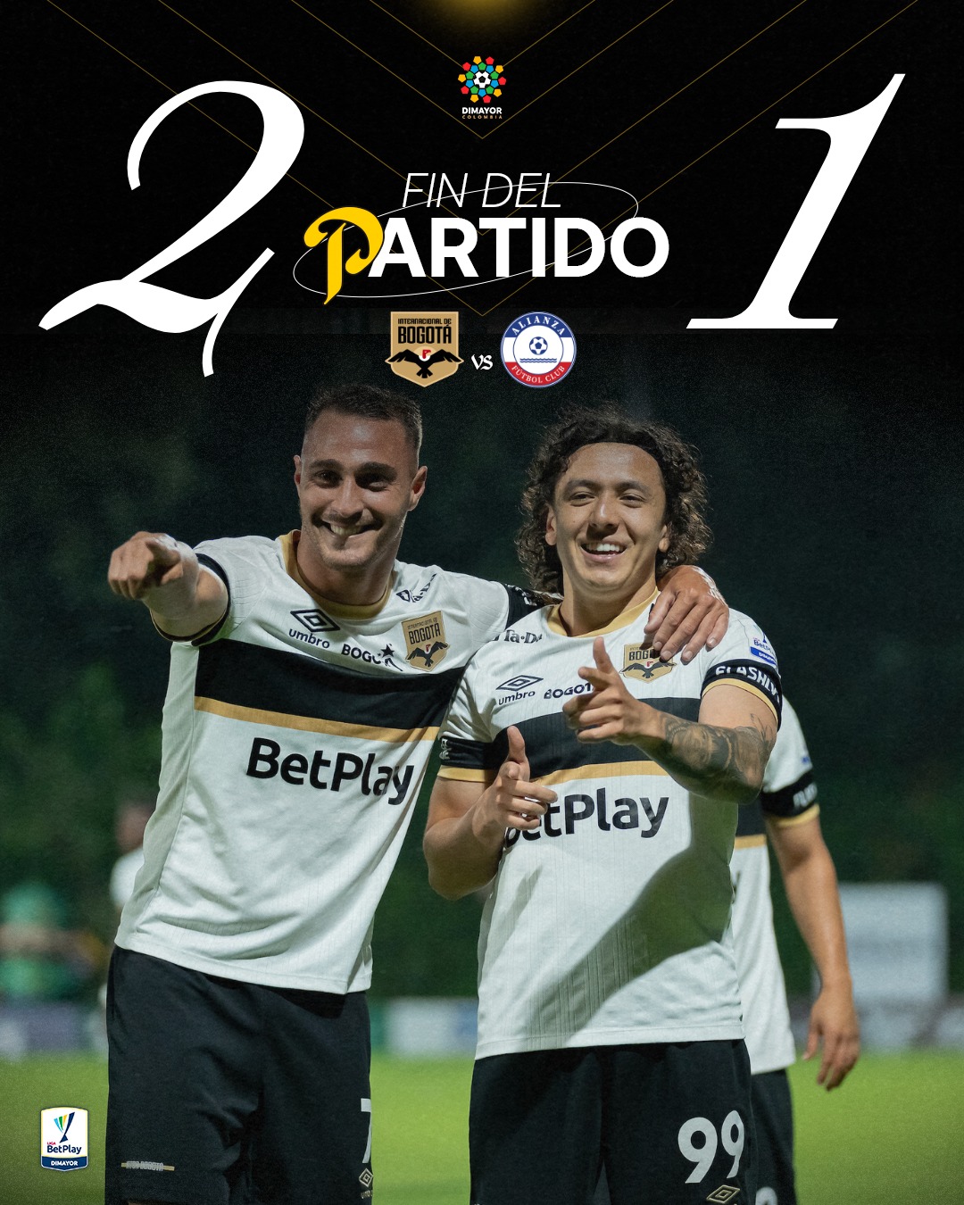 Alianza cayó derrotado ante Internacional de Bogotá