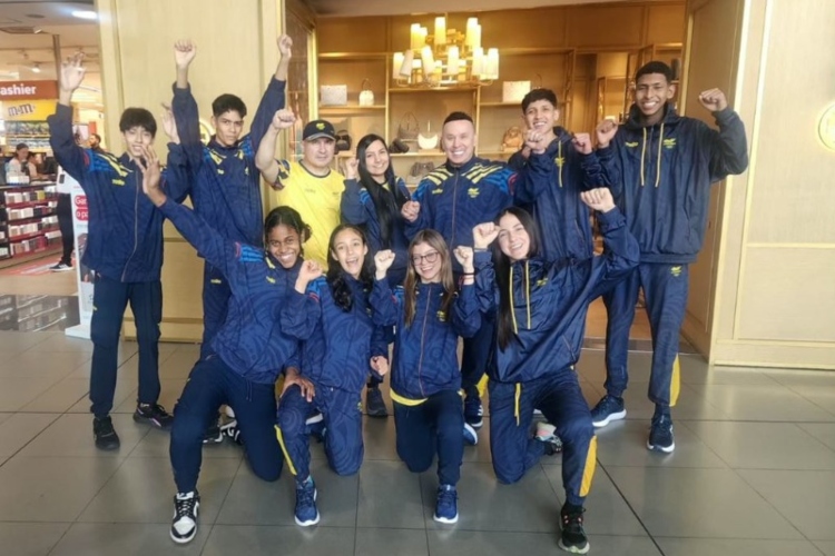 Cuatro jóvenes taekwondistas del departamento de Boyacá