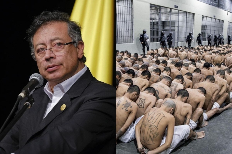 Gustavo Petro califica las cárceles de El Salvador como campos de concentración