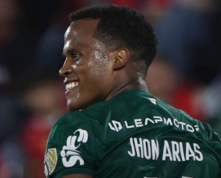 Jhon Arias fue figura en el empate 1-1 entre Palmeiras y Cerro Porteño