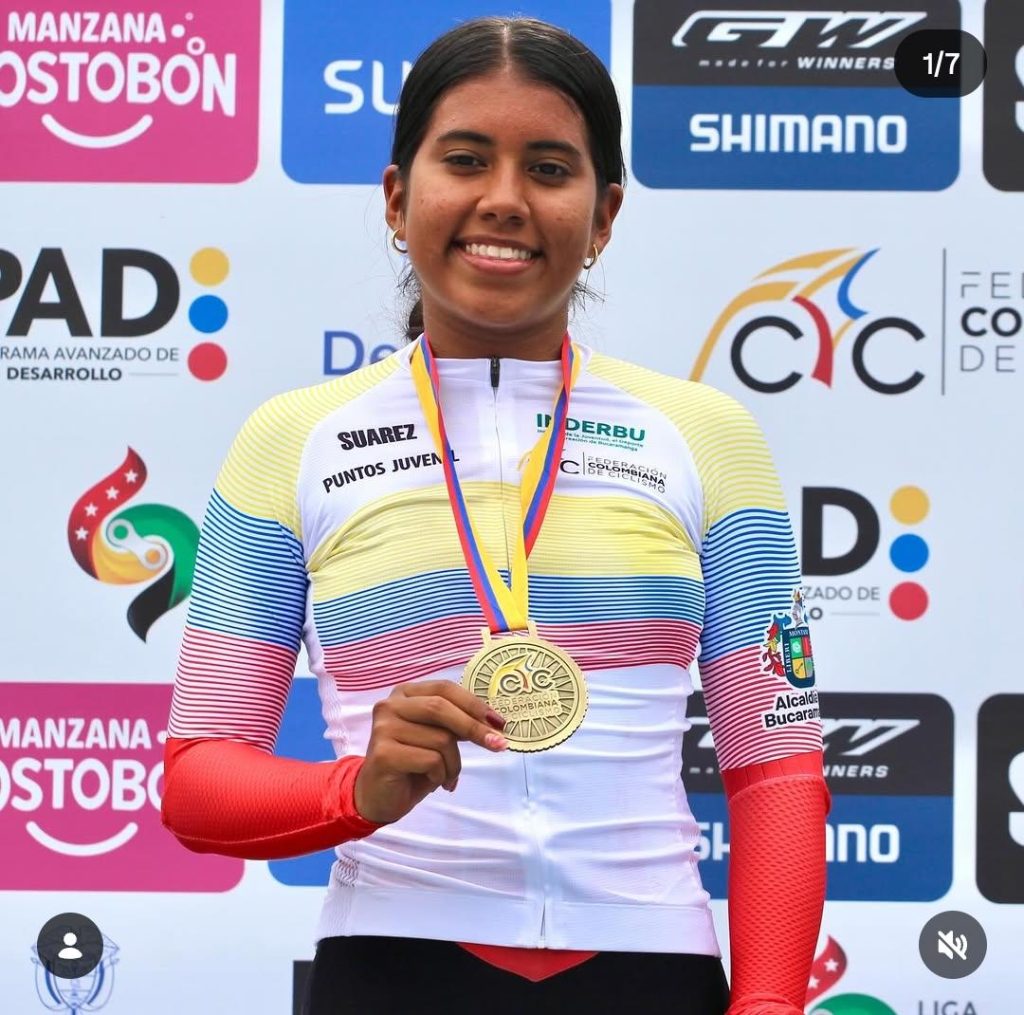 Ciclista vallecaucana gana oro juvenil