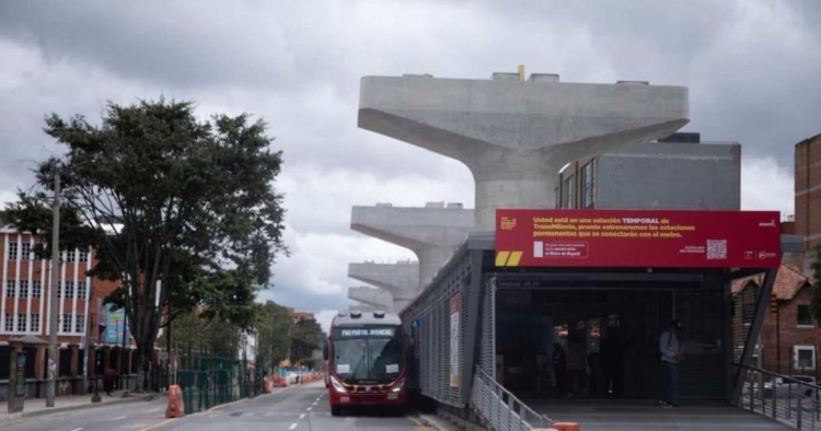 TransMilenio habilita estación temporal Av. 39 y cierra la parada de la Calle 45