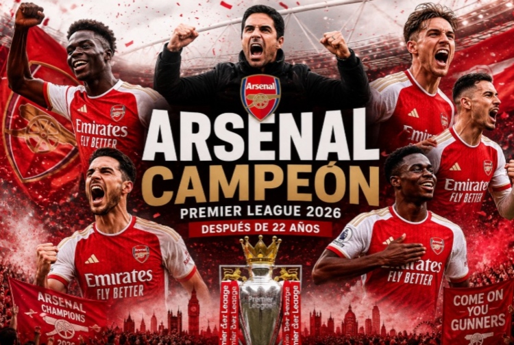 Arsenal conquista la Premier League y desata la locura en Londres