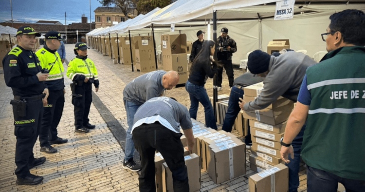 La fuerza pública blinda a Bogotá_ Foto_ Policía Nacional