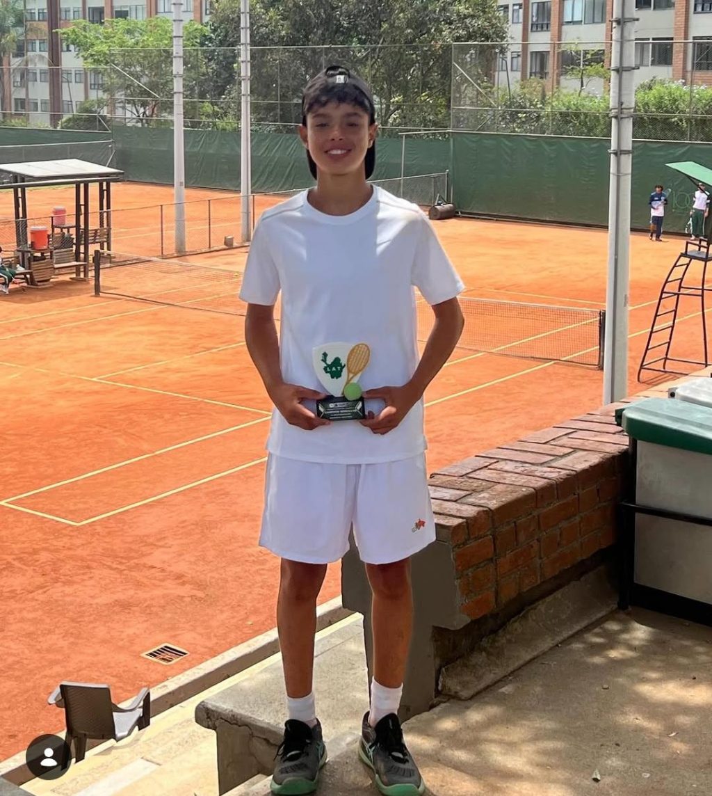 Samuel García brilla tenis juvenil
