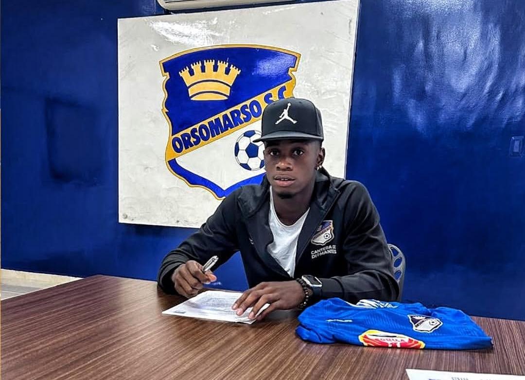 Fabián Caicedo firma contrato profesional con Orsomarso