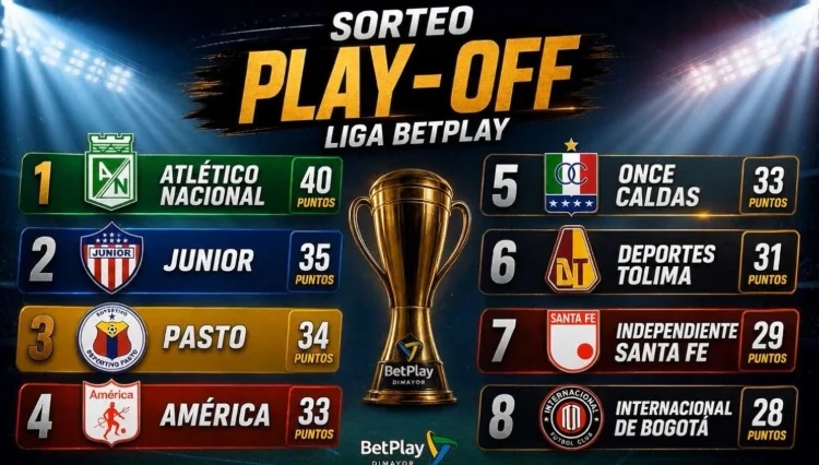 Tras el cierre de la fase regular, el sorteo oficial estableció los cruces de cuartos de final de lo