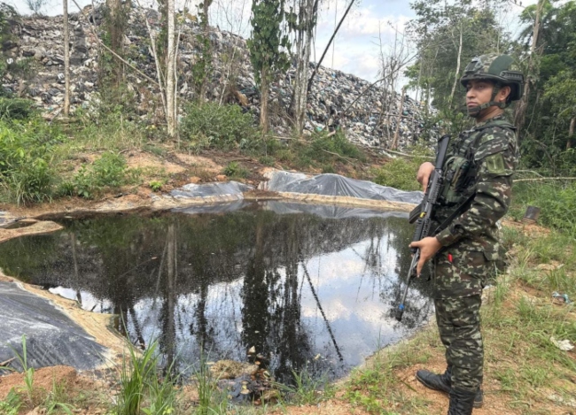 GAO- Eln- Ejército- refineria ilegal- Catatumbo- 19May-