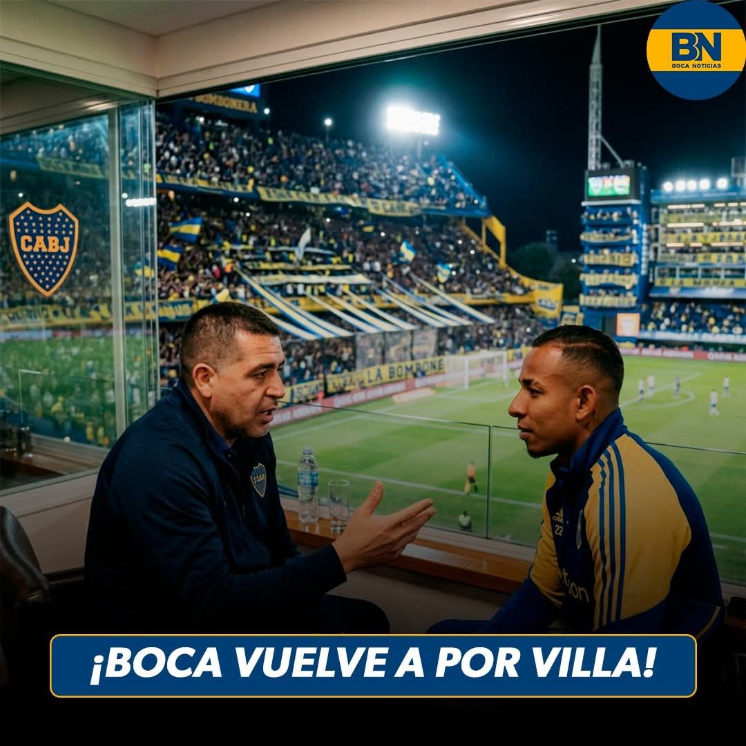 Rumor: Juan Roman Riquelme llamó a Sebastián Villa para volver a Boca