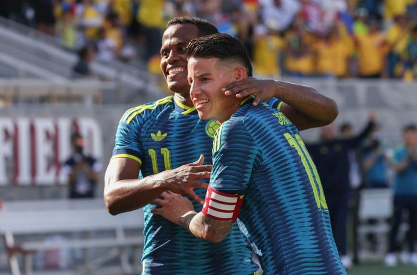 Jhon Arias, clave para el triunfo de Colombia Foto por SANDY HUFFAKER