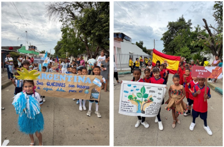 Más de 1.000 niñas y niños de Montería lideraron una movilización ambiental