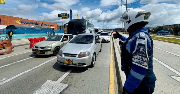 Más de dos millones de vehículos circularán por Cundinamarca