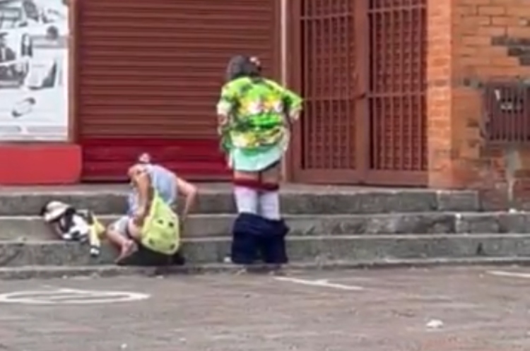 Un video que registra un acto contrario a la cultura ciudadana en Tuluá