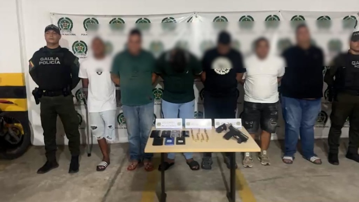 Operación Zafiro- Gaula- Policía- Barranquilla- La Guajira- extorsión- secuestro- Los Fantasmas- Inpec-