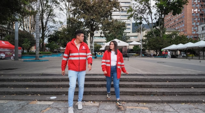 Secretaria de seguridad- Bogotá- Parque santander- Alcaldia de Bogotá- recuperación-