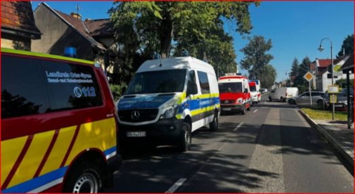 Berlin- Colegio- Alemania- Die Polizei ist am- 27Agos-