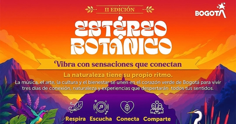 El Jardín Botánico de Bogotá presenta la segunda edición del Festival Estéreo Botánic