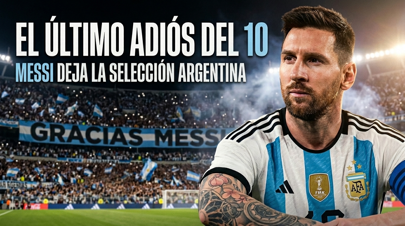 Lionel Messi anunció su retiro de la Selección Argentina después de 21 años