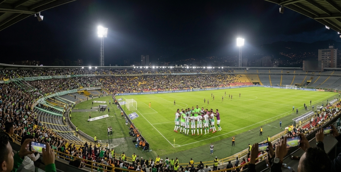 Tigres vs Atlético Nacional durante partido de la Copa BetPlay 2026