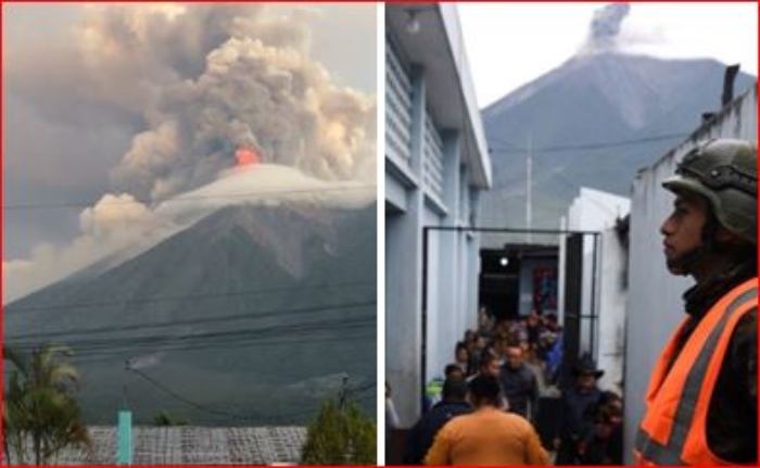 Alerta Naranja- Volcán de Fuego- Guatemala-