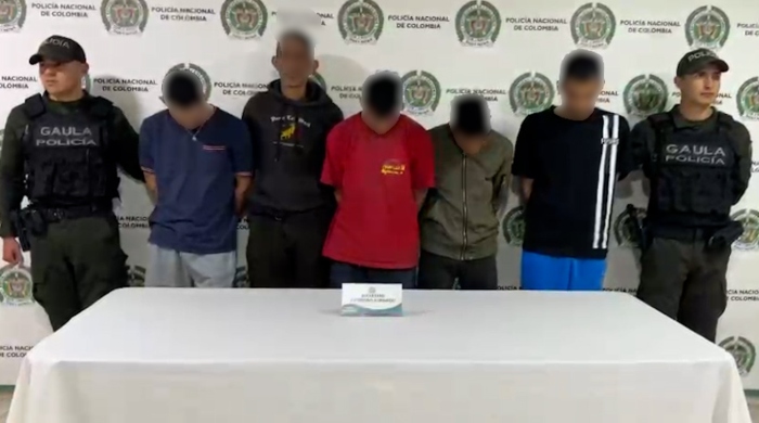Gaula- Bogotá- extorsión-secuestro-Policía- Barranquilla- 31Agos-
