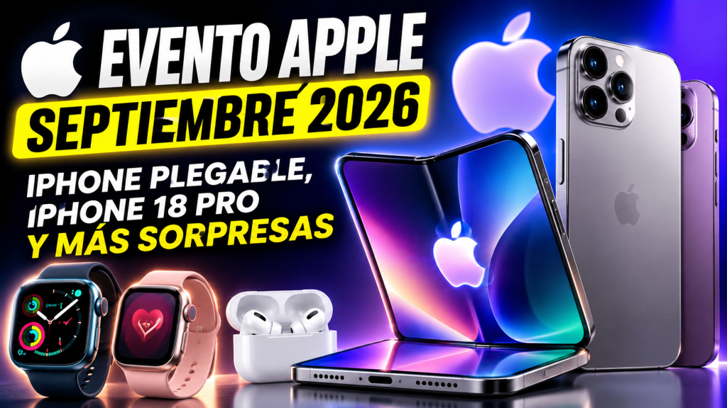 APPLE PREPARA SU EVENTO MÁS IMPORTANTE EN AÑOS: IPHONE PLEGABLE, IPHONE 18 PRO Y MÁS SORPRESAS